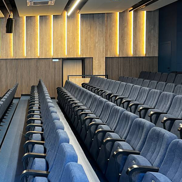 Кресла для зрительных залов «Соната» в современном учебном заведении г. Киев